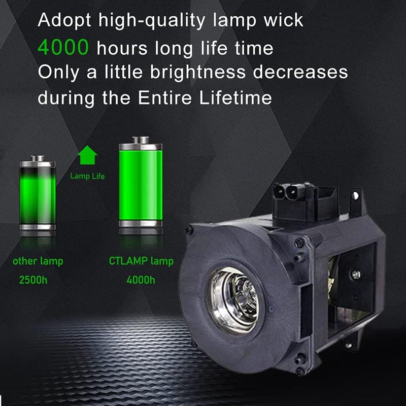 CTLAMP NP21LP / 60003224 Original Projector Lamp NP21LP with Original Bulb Inside Lamp with Housing Compatible with NEC NP-PA500U NP-PA500X NP-PA5520W NP-PA600X NP-PA550W with 365-Days Warranty - Image 4