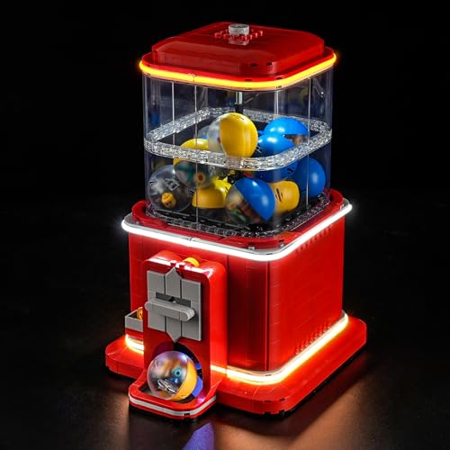 GEAMENT LED Light Kit Compatible with Lego Minifigure Vending Machine Building Blocks Model Lighting Set for Ideas 21358 Model Set Not Included - Image 1