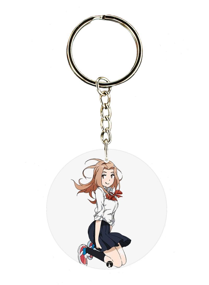RKN Anime Digimon Double Side Printed Keychain