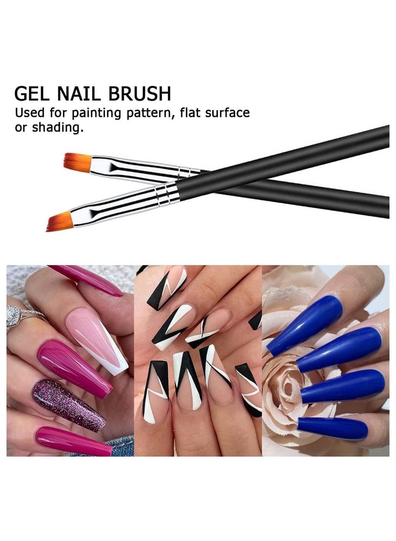 3 Pack Nail Art Brushes, Dual-Ended Nail Tracing Pens for Gel and Acrylic Nails, Multi-Functional Nail Design Tools, Perfect for Home Nail Art and UV Gel Applications - Image 5