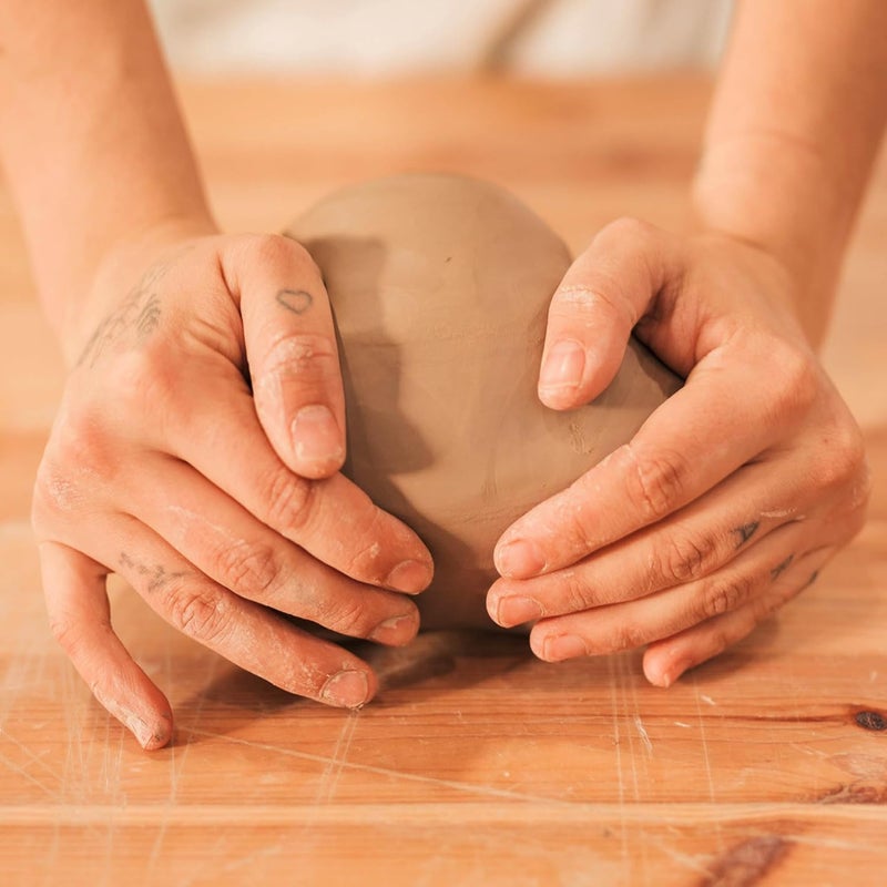 RAHUL TERRACOTTA Exclusive 5kg Terracotta Clay for Modelling, Sculpting, and Art & Craft Projects - Air Dry Clay for Children & Professional Artists, Ready to Use Natural Eco Friendly Filtered Molding Clay (5kg)  - Image 5