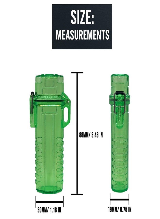 Caligars Waterproof Lighter Case- Case for Bic, Outdoor (Variety Colors) (Green) - Image 5