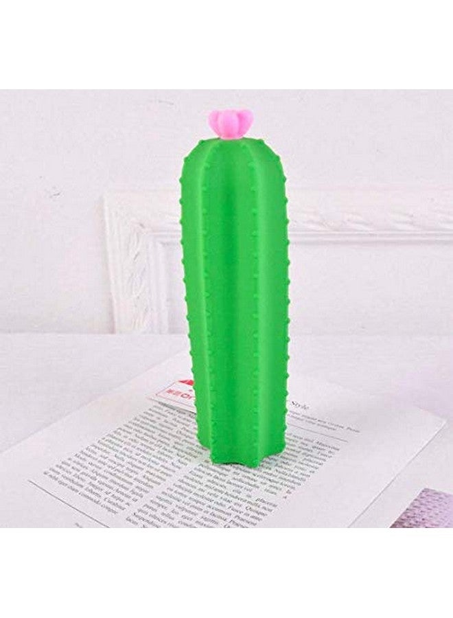 HOMIES INTERNATIONAL HOMIES INTERNATIONAL Homies Silicone Cactus Shape Pencil Stationary Purse Pouch Wallet, 1 Piece (Colour Sent at Random)  - Image 3