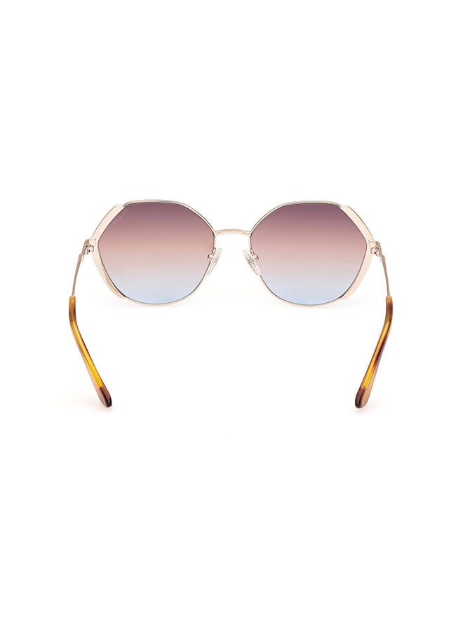 GUESS Women's UV Protection Hexagon Sunglasses - GU7842-S33F58 - Lens Size: 58 Mm - Image 4