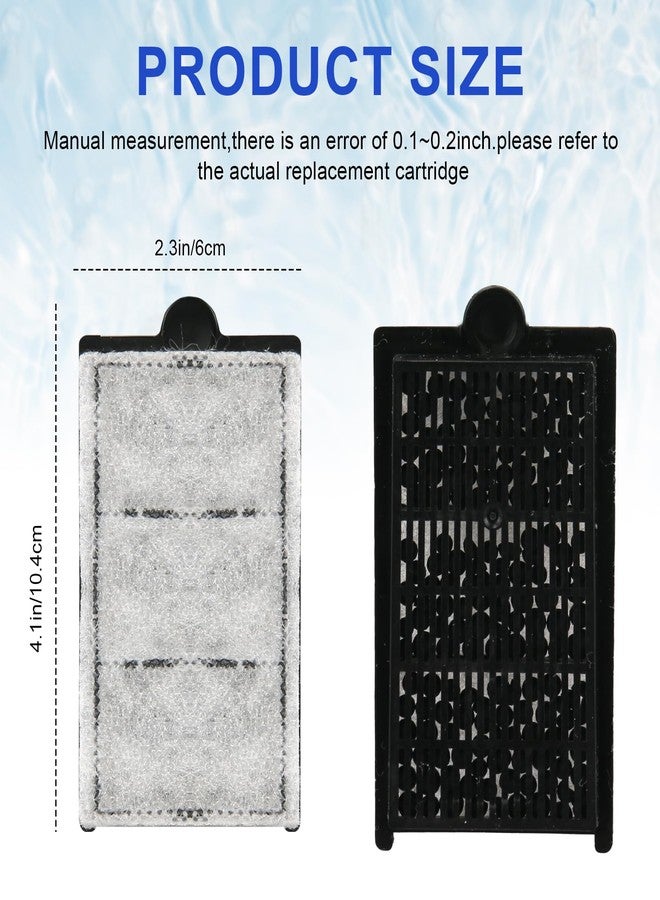 HCLSY 2 Pack Carbon Cartridges Replacement for Aquatop Pisces Aquariums, Universal Fit for All Pisces All-in-One Aquarium Models, for PCS-5G, PCS-3G, PCS-5GB, and PCS-5GC, Fish Tank Carbon(Models PCS-RCI) - Image 5