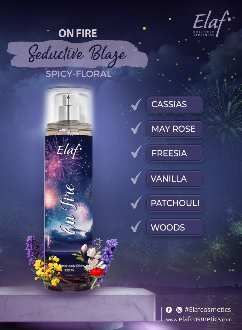 elaf Elaf Body Splash On Fire - Image 2