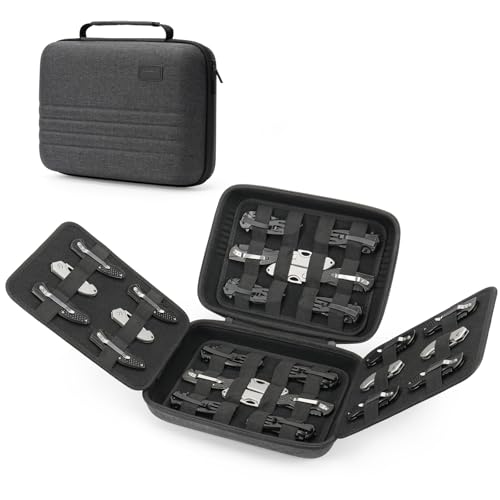 SQERO Knife Case for 40+ Pocket Knives, Display Collection Case, Folding Knife Holder, Butterfly Knives Storage Organizer, Knife Storage Items - Image 1