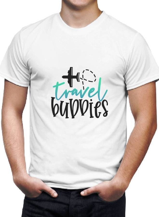 لاود يونيفيرس رفاقا السفر المطبوعة على قميص الرجال الناعم - Image 2