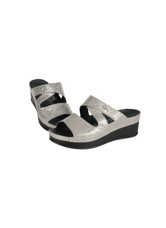 VITAL 148-1143 Vital Ladies Sandals Lara 16019AS Silver  - Image 2