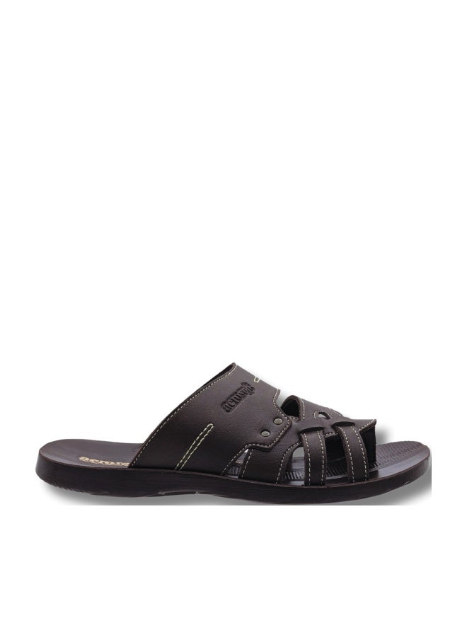 Aerosoft Men's Slippers P2810 Brown - Image 1