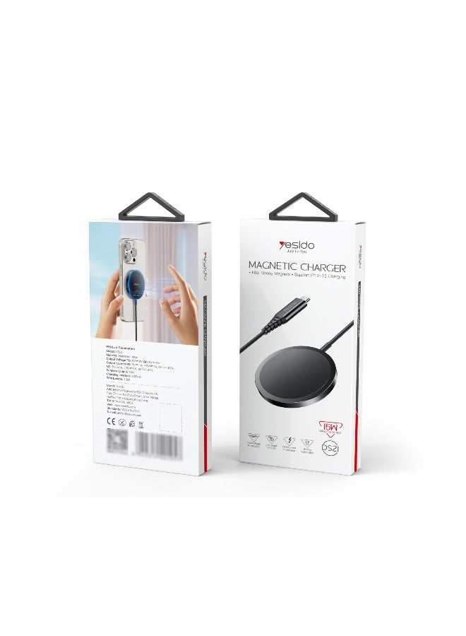 Beauenty Magnetic charger wireless mobile phone charging 20W charger comes with a charging cable. - Image 1