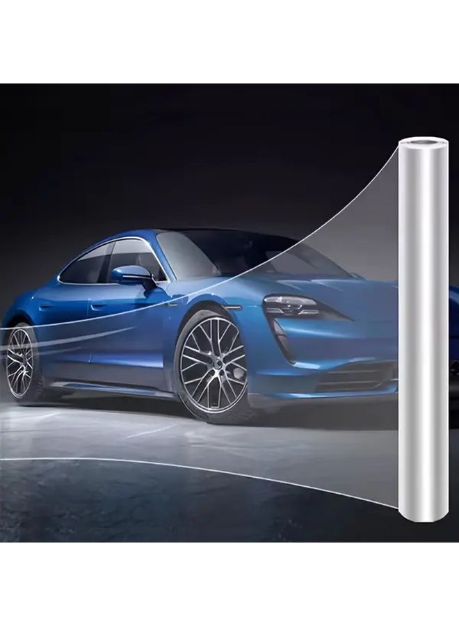 Transparent Car Paint Protection Film 19 69inch X 118 11inch Self Adhesive Durable - Image 4