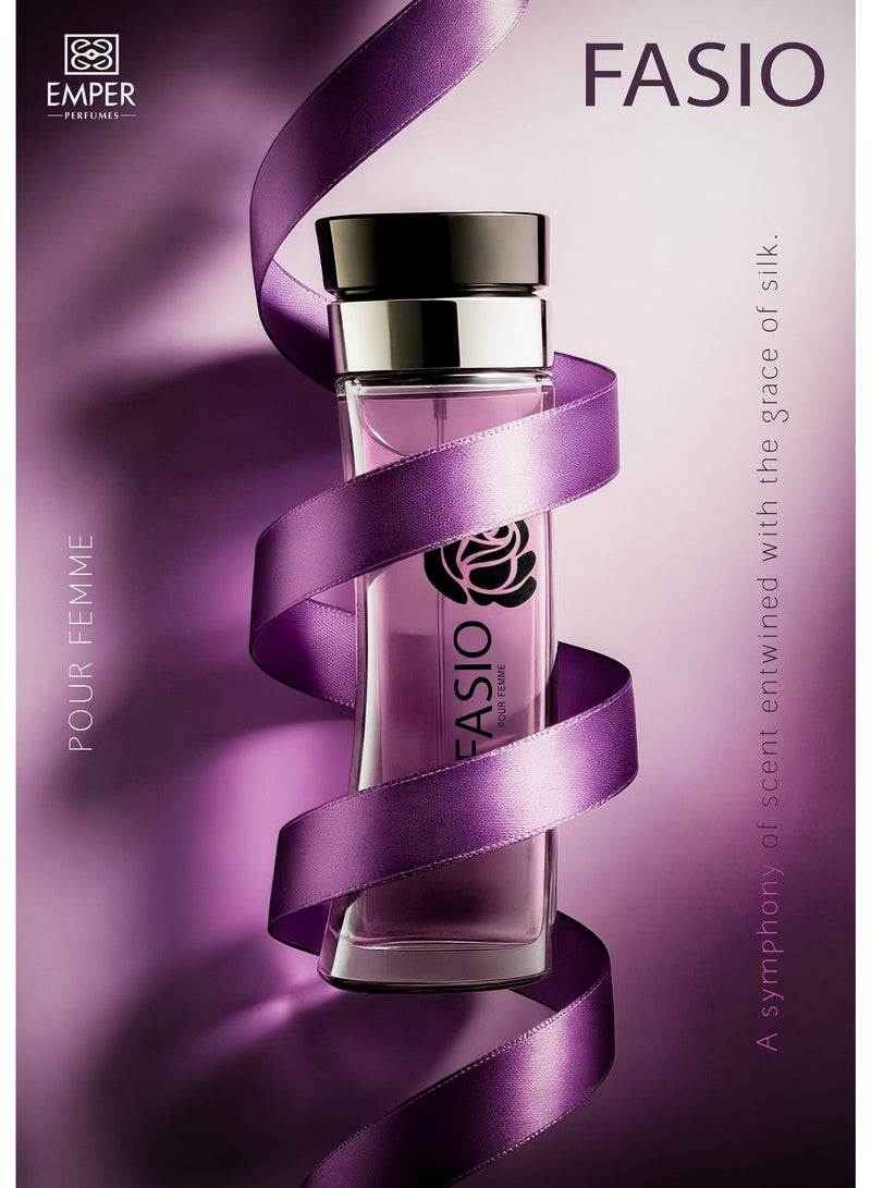 امبر فاسيو EDP عطر فاكهي زهري طويل الثبات للنساء 100 مل. - Image 2