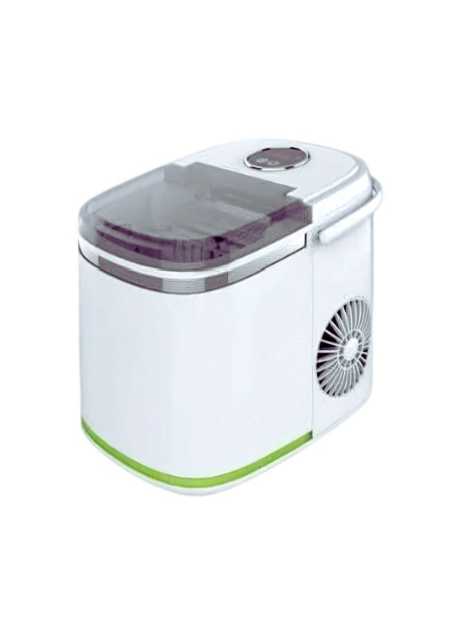Generic 130W Smart Ice Maker, Portable Ice Maker Food Grade Exhaust Port Design for Office, 2.2L 