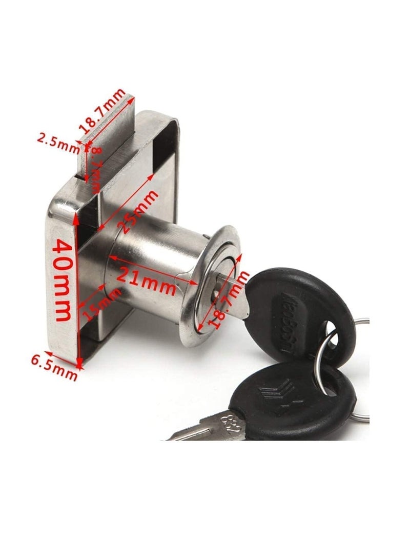 APAC 4 Pcs Cabinet Lock Key Drawer Desk Lock - Image 4