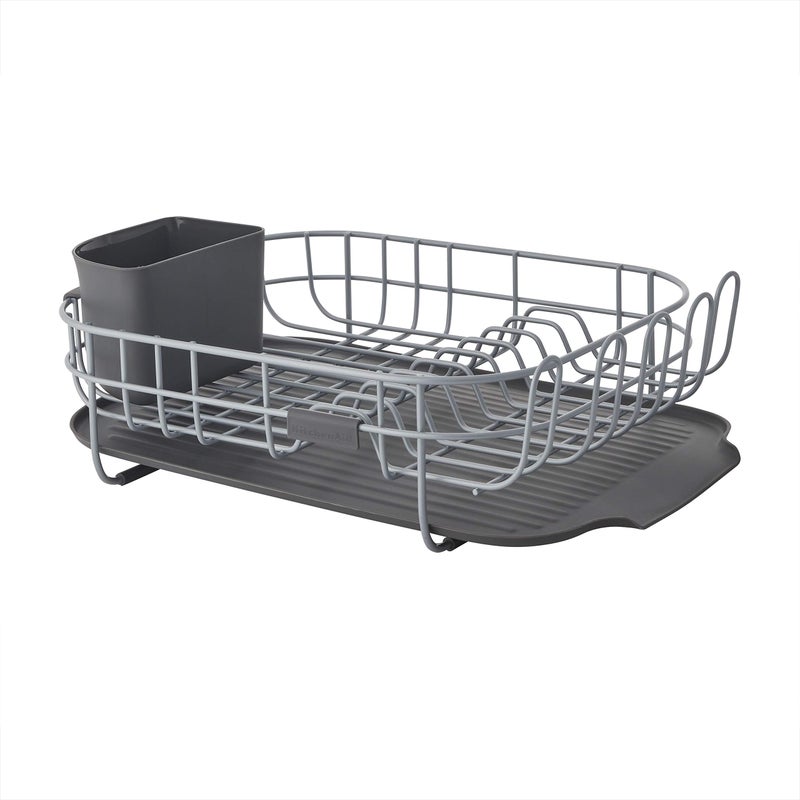 KitchenAid Low Profile Carbon Steel Dishrack, one size, Charcoal - Image 1