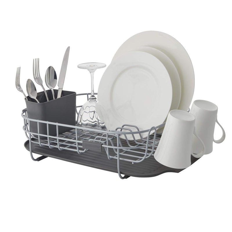 KitchenAid Low Profile Carbon Steel Dishrack, one size, Charcoal - Image 3