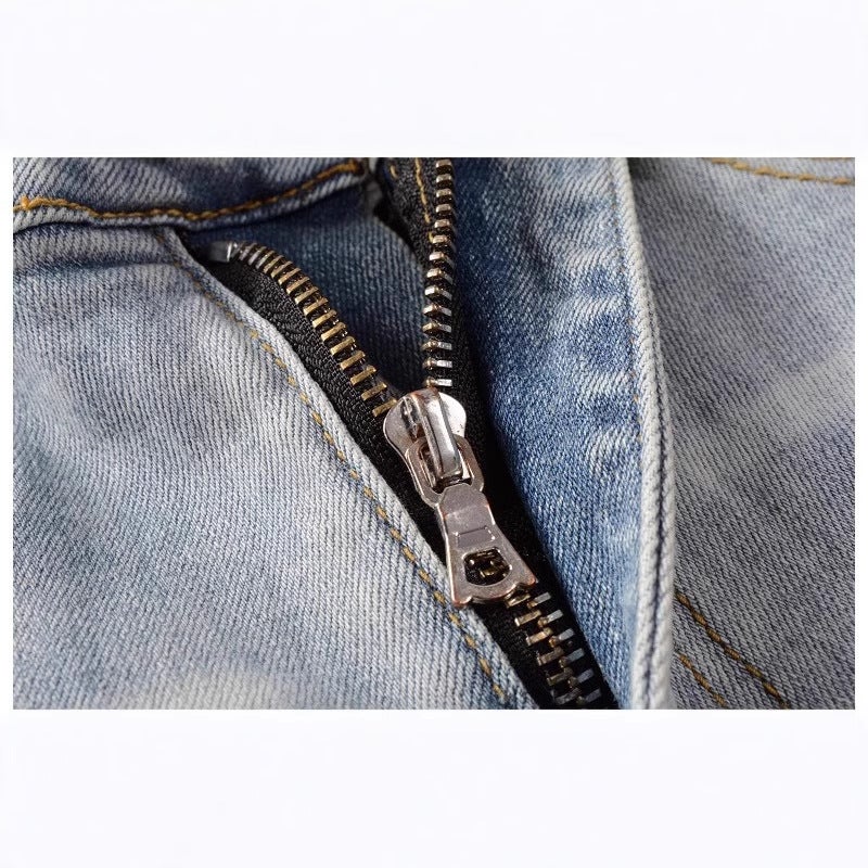 Unisex Casual Daily Denim Jeans - Image 3
