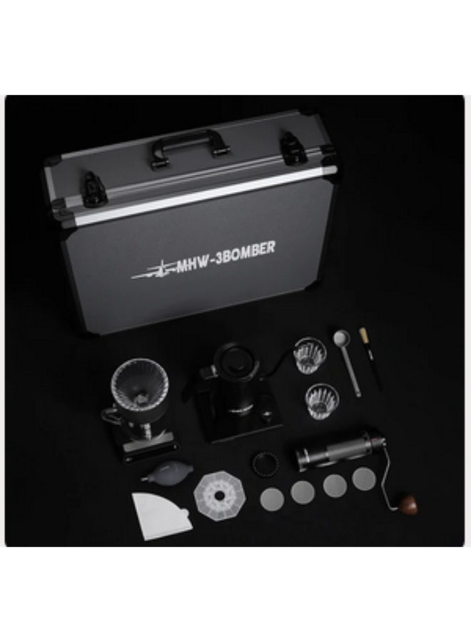 ام اتش دابيلو - ثري بومبار مجموعة حقيبة سفر تكتيكية MHW-3BOMBER B-3 - 12 قطعة في واحدة - مجموعة ماكينة قهوة - أسود - Image 5