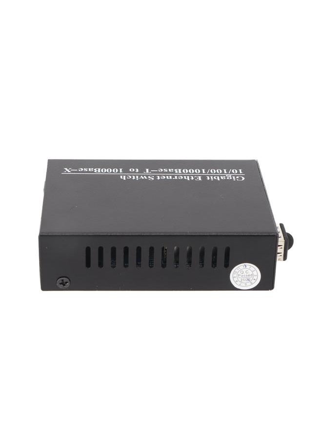 Thoraya TLG-G312 Photoelectric Converter Gigabit SFP to RJ45 Fiber Media Converter Fiber Transceiver Gigabit 1 Optical Port 2 Electrical Ports Multi-function Compatibility RJ-45 Port British Standard  - Image 4