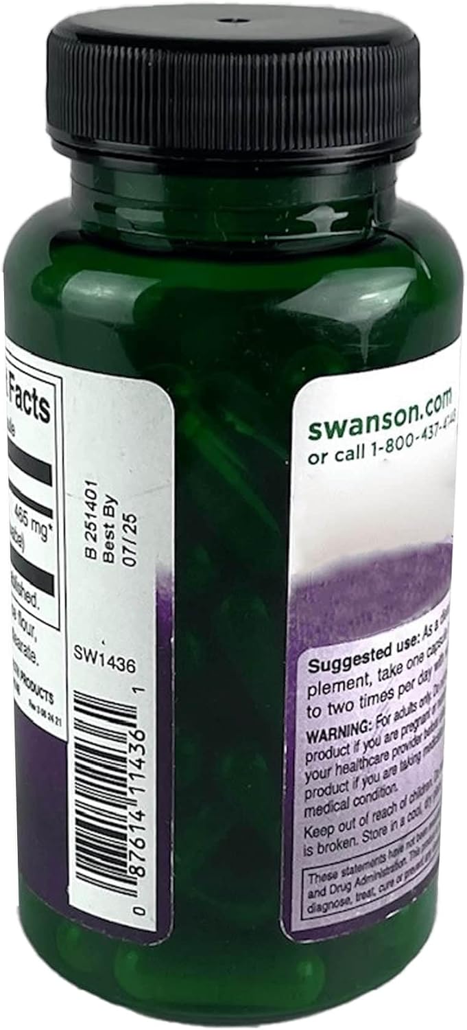 SWANSON لحاء كاتوابا من سوانسون يدعم التحمل والقدرة للرجال والنساء مكمل عشبي يعزز الصحة والعافية 60 كبسولة 465 ملغ - Image 4