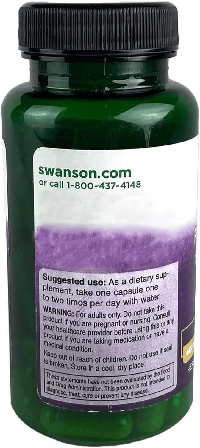 SWANSON لحاء كاتوابا من سوانسون يدعم التحمل والقدرة للرجال والنساء مكمل عشبي يعزز الصحة والعافية 60 كبسولة 465 ملغ - Image 3