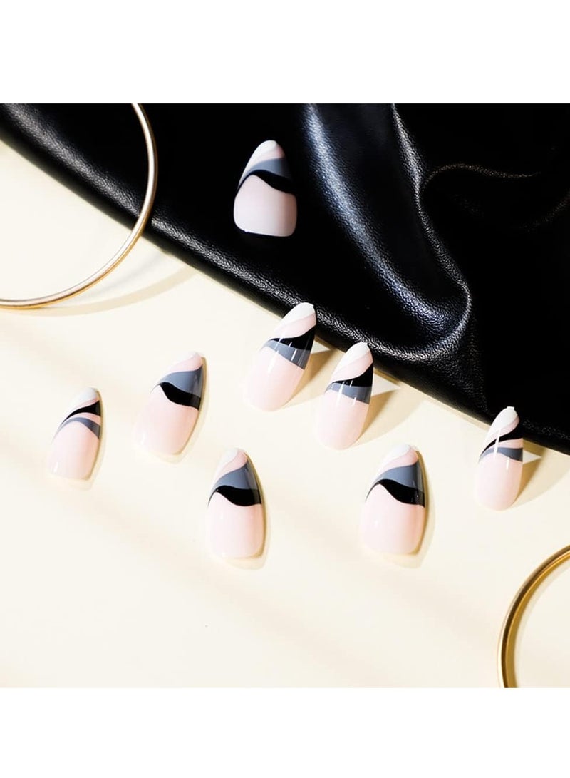 Salon Acrylic Reusable False Nails Set Double Tape and Glue Included - Image 2