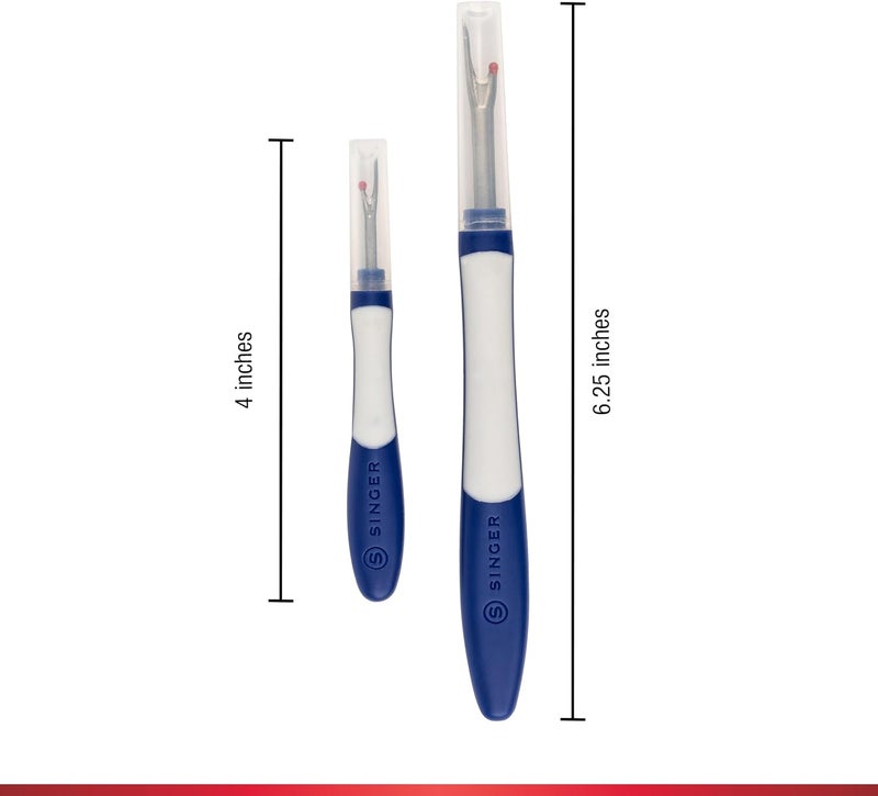SINGER Comfort Grip Seam Ripper, Blue/White 2 Piece - Image 4