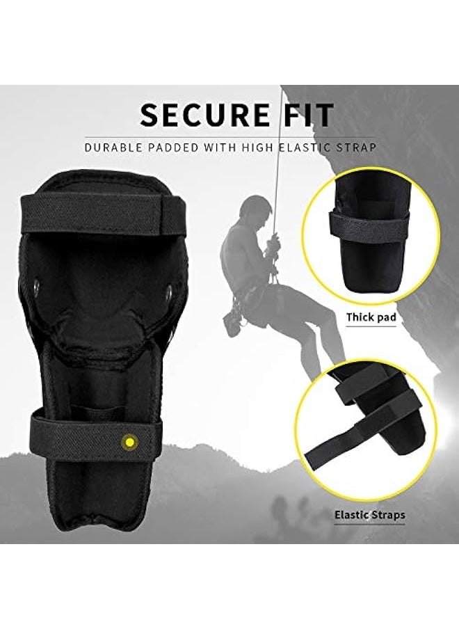 Sulaite - Knee Pads Elbow Pads 4Pcs - 2 in 1 Protective Elbow Guard/Knee and Shin Guards, Motorcycle Gear Set with Adjustable Knee Cap Pads Protector for Motocross ATV Skating - Image 1