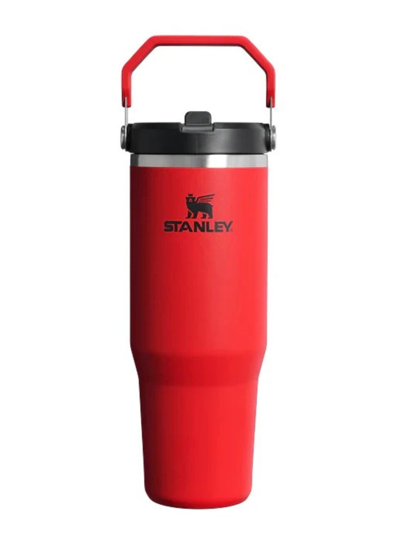 Stanley Iceflow 30oz Stainless Steel Tumbler with Flip Straw | Vacuum Insulated Leak Resistant Water Bottle | Keeps Drinks Cold 12H, Ice 48H | BPA Free Travel Mug for Home, Office & Car - Image 1