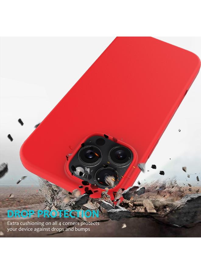 اس-توب جراب لهاتف iPhone 16 Pro، جراب سيليكون بلون سادة - Image 3