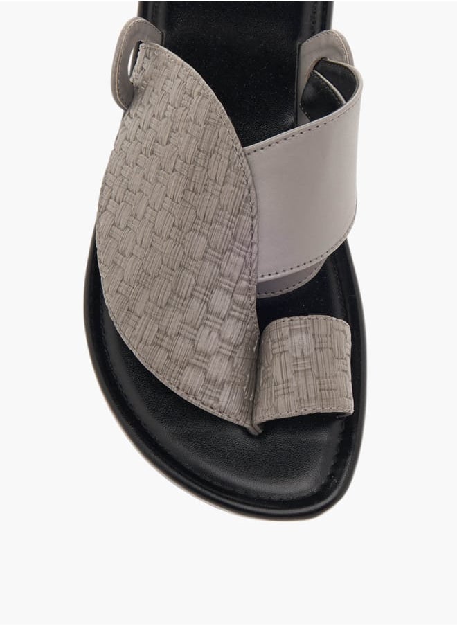 LBL by Shoexpress Boys Panelled Slip-On Arabic Sandals  - Image 3