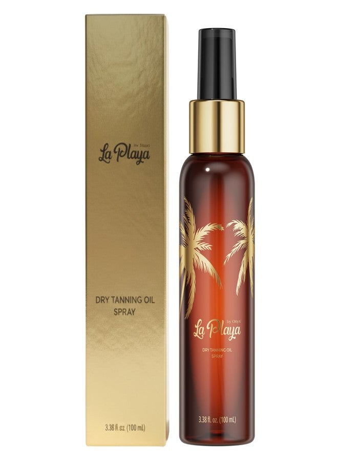 Onyx Dry Tanning Oil Intensifier - La Playa Enhancer for Sun and Tanning Beds | Fast-Absorbing Dry Oil for Face & Body | Quick-Drying, Lightweight Hydration | 3.38 Fl Oz - Image 1