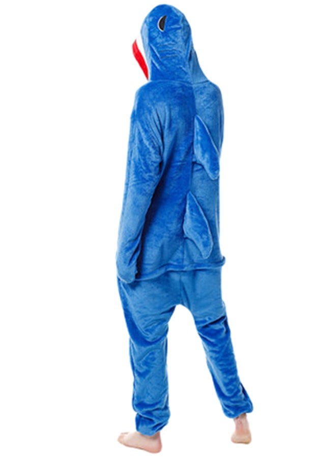 NIBEMINENT - Shark Onesie Blue - Image 1