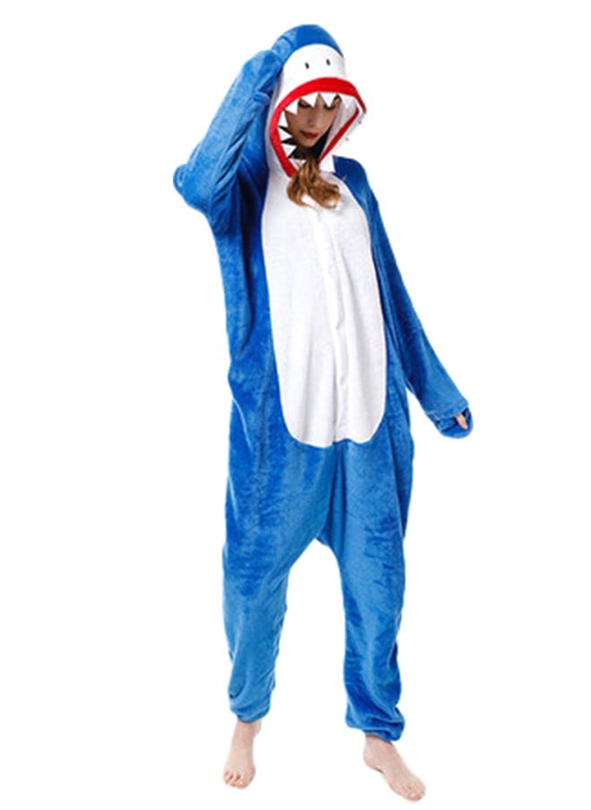 NIBEMINENT - Shark Onesie Blue - Image 1