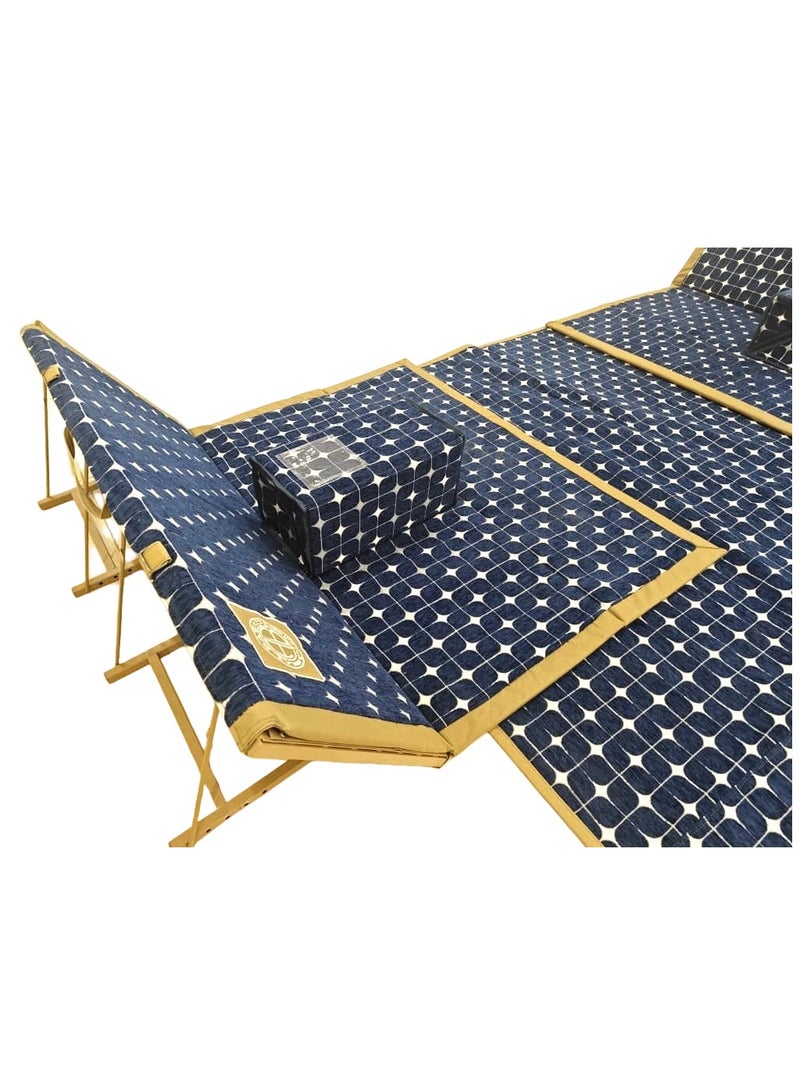 Albawadi Arabic Folding Carpet Camping Desert Carpet with Pillow Tent Floor Mat Sets - Image 3