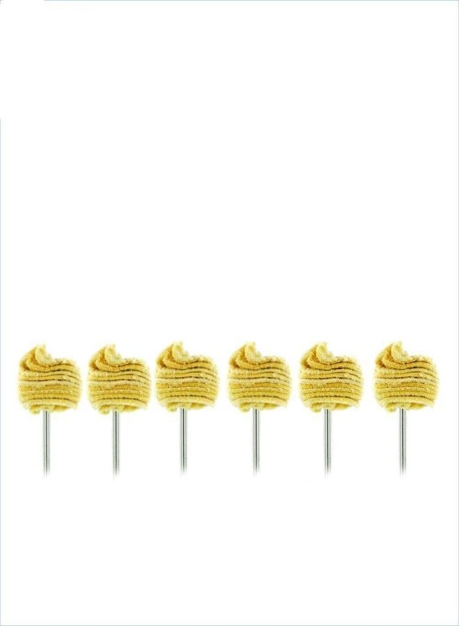Medicool Chamois Buffing Wheel -D4- for Nails | D4-6PACK - Image 1