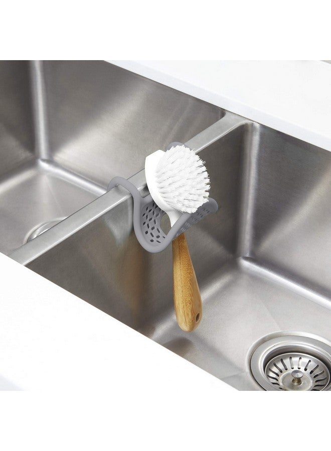 UMBRA حامل إسفنجة مطبخ UMBRA Sling، يتدلى فوق الصنبور أو الفاصل، مفرد، رمادي - Image 4