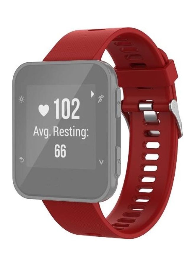 NIBEMINENT For Garmin 35J And Forerunner Wrist Strap Red - Image 1