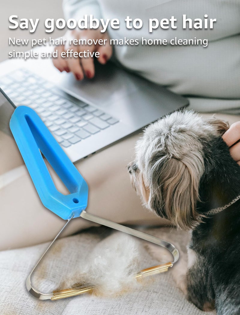 1 PCS Pet Hair Removal Tool - Lint Remover, Carpet Scraper & Shaver for Carpets - Dog & Cat Hair Remover with Carpet Rake for Car,Rugs,Couch,Furniture - Fur Cleaner Tool - Image 5