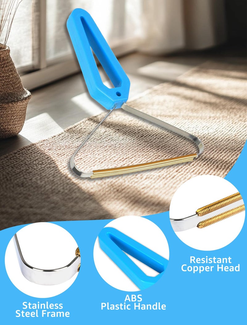 1 PCS Pet Hair Removal Tool - Lint Remover, Carpet Scraper & Shaver for Carpets - Dog & Cat Hair Remover with Carpet Rake for Car,Rugs,Couch,Furniture - Fur Cleaner Tool - Image 3