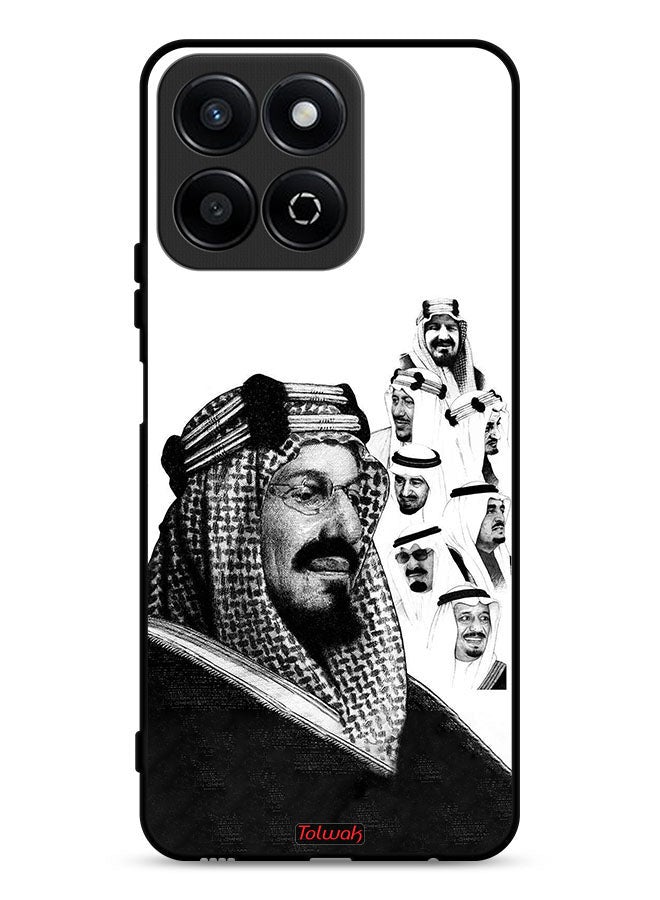 Tolwak Honor X7c 4G Protective Case Cover Kings Of Saudi Arabia BW Poster Art - Image 1