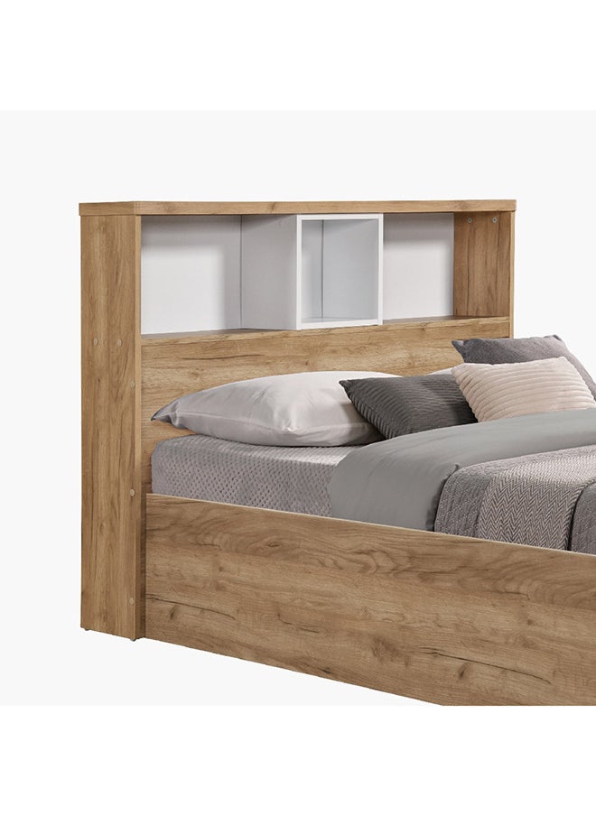 Juno Single Bed with Headboard Storage 224 x 100 x 100 cm