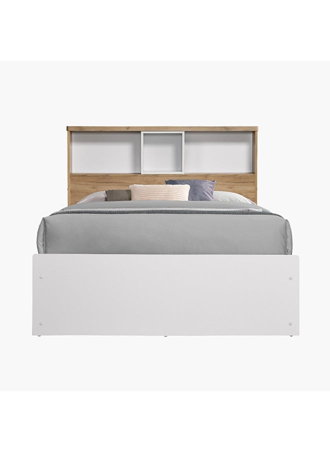 Juno Single Bed with Headboard Storage 224 x 100 x 100 cm
