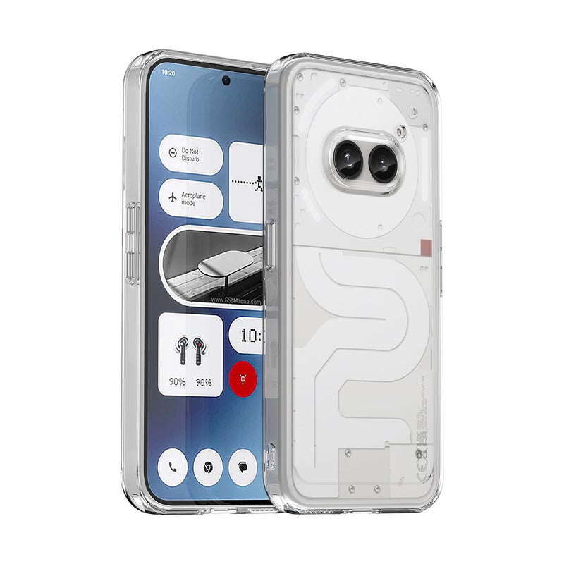 HuHa Case Cover For Nothing Phone 2a Plus Candy Series TPU Phone Case(Transparent) - Image 1