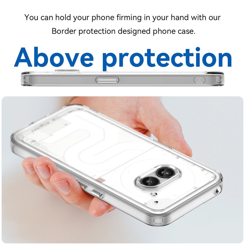 HuHa Case Cover For Nothing Phone 2a Plus Candy Series TPU Phone Case(Transparent) - Image 4