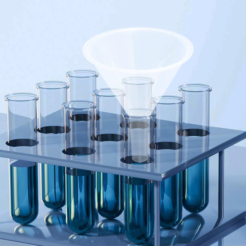 60mm Plastic Lab Funnels 20pcs Short Stem for Laboratory Classroom Household Use - Image 5