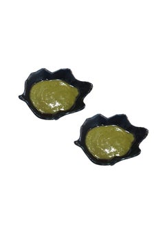 DECOR VIBES DECOR VIBES Melamine Small Chutney Dip Bowl Set for Snacks Tiny Sauce Dip Bowls for Party and Daily use Serving Platter Unbreakable Matt Black Pack of 2  - Image 1
