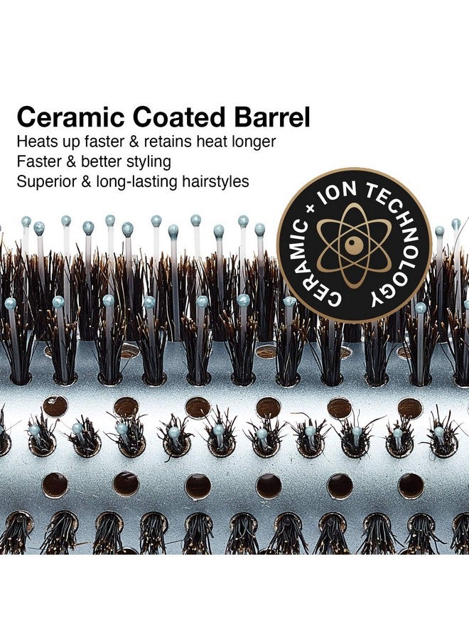 Olivia Garden Ecohair Combo Vent Round Bamboo Hair Brush Ehcov44 (3") - Image 4