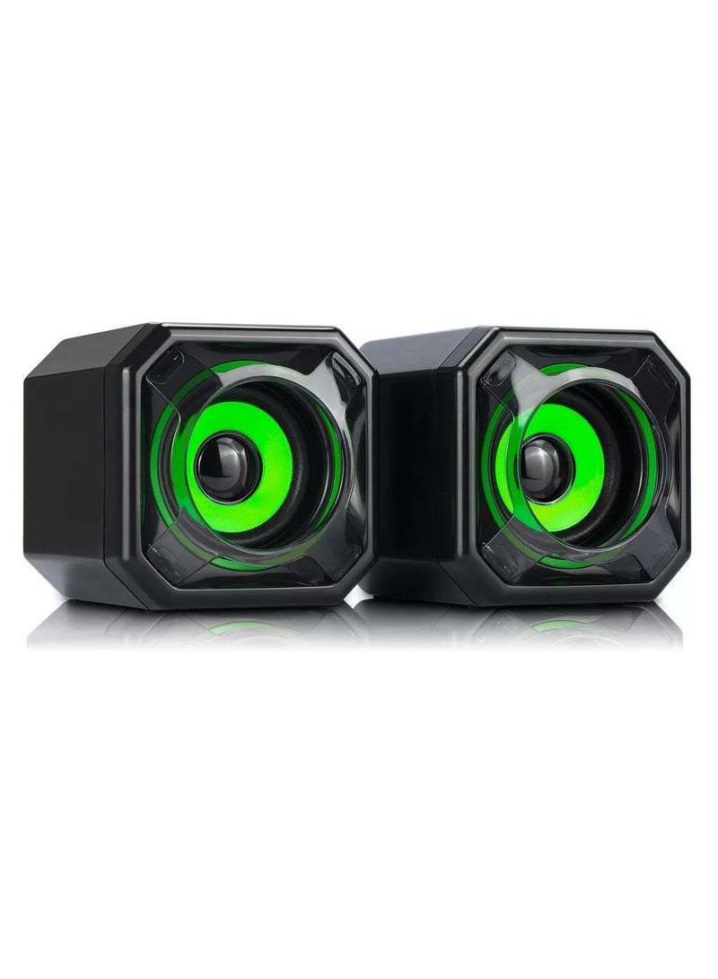 "WESDAR-CS2 Speakers - Stylish Design & Colorful - Dual Stereo Track - 1.35m Cable" - Image 1